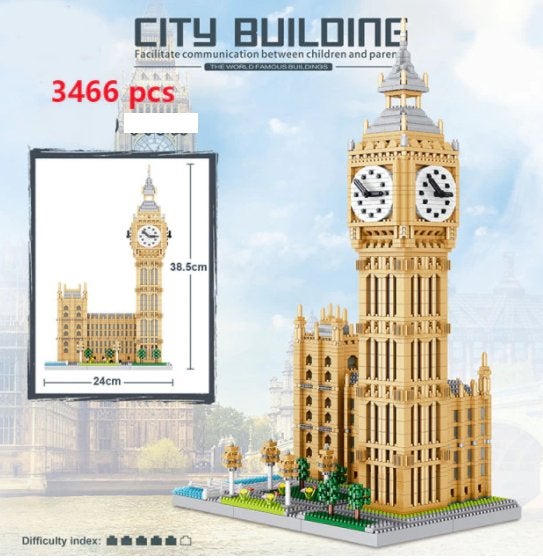 Big Ben Nano Blocks - 3466 bouwsteentjes (NIEUW), Overige merken, Onbekend, Nieuw, Ophalen of Verzenden