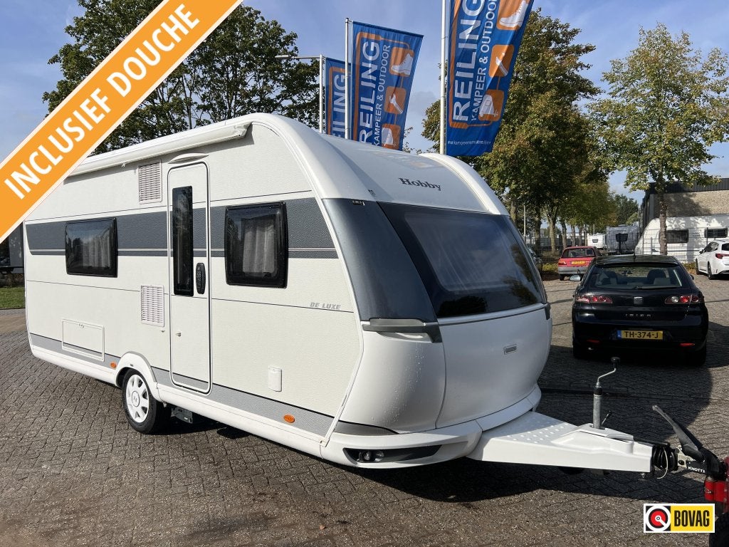 Hobby De Luxe 495 WFB Bouwjaar 2023, Zakluifel, Standaardzit, Hobby, Overige typen, 4 tot 5 meter