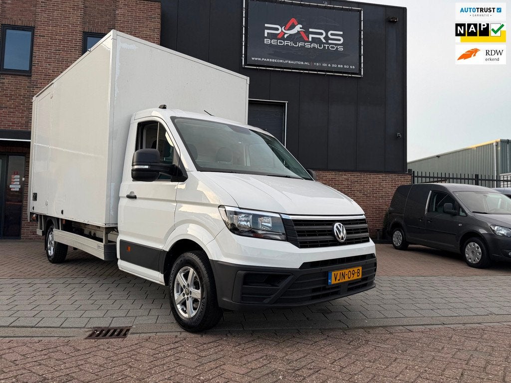 Volkswagen Crafter 35 2.0 TDI 150PK Highline L4 Bakwagen Laa, Auto's, Bestelauto's, Voorwielaandrijving, Stof, Gebruikt, 4 cilinders