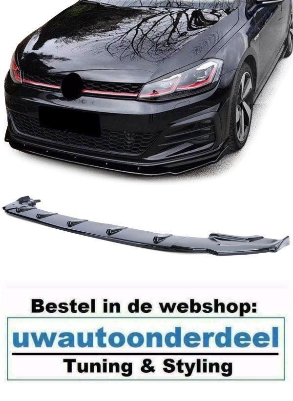 Spoiler Splitter Voor Vw Golf 7 GTI GTD Glans Zwart, Verzenden, Automotive Parts, A.parts@hotmail.nl, Trasmolenlaan 12 3447 GZ Woerden