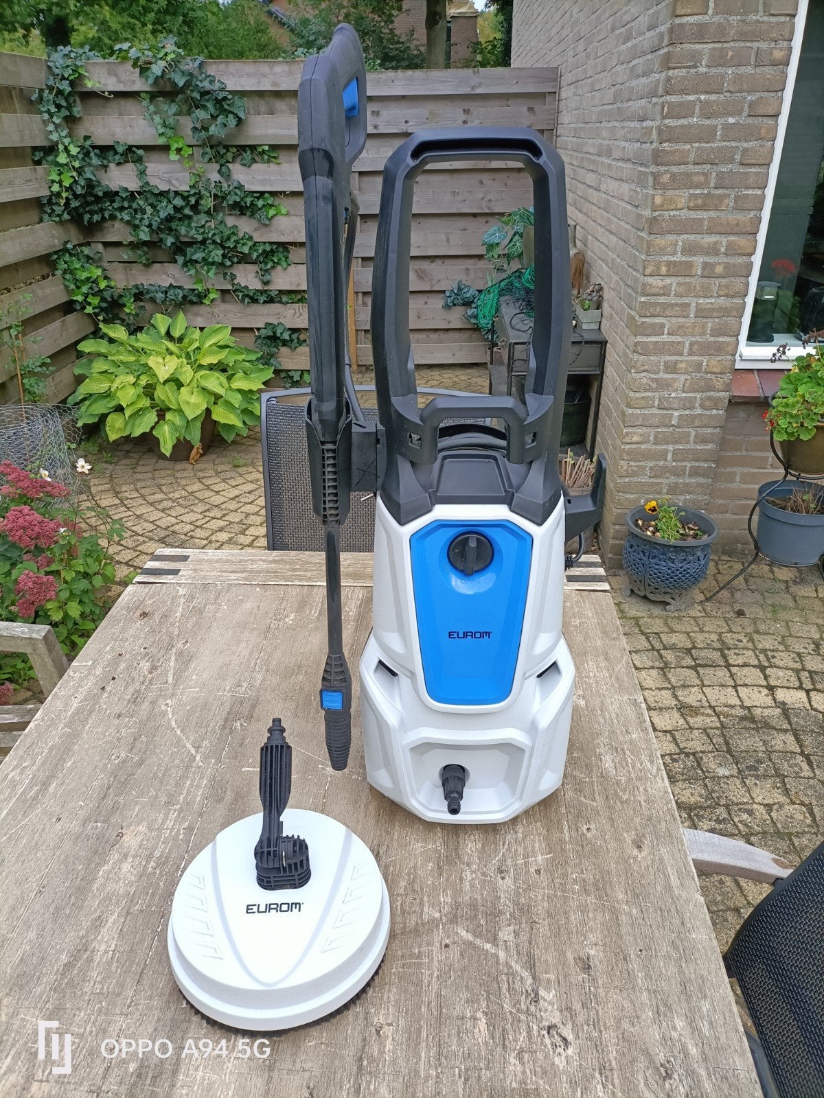 Eurom Hogedrukreiniger Force 1801 met terrasreiniger, Ophalen, Zo goed als nieuw, Elektrisch, Eurom
