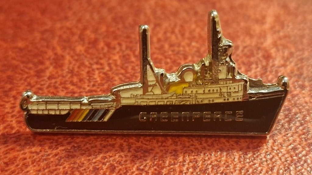 Speld boot Greenpeace    (B6880), Verzenden, Gebruikt, Merk, Speldje of Pin
