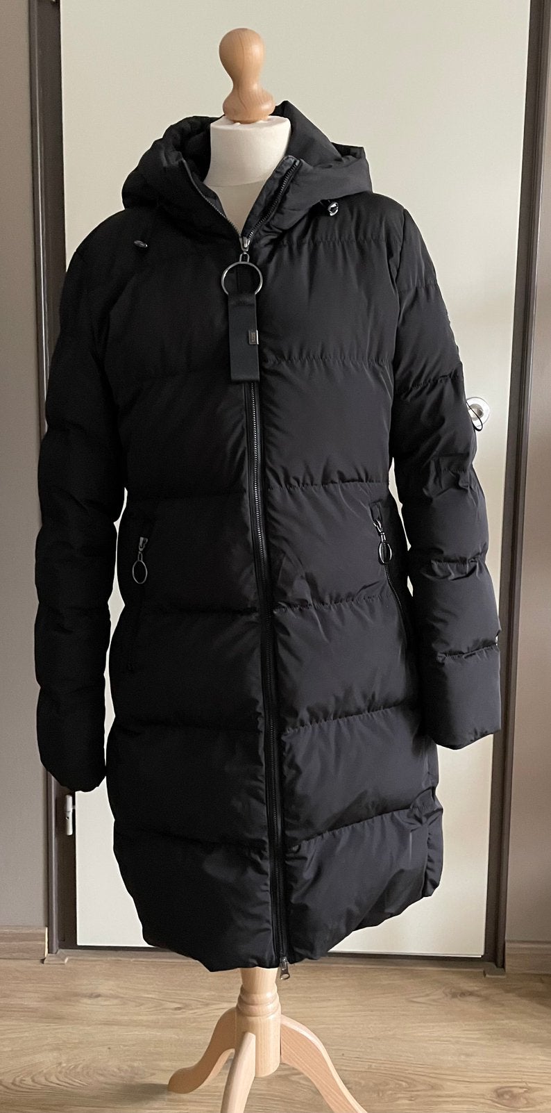 Rino & Pelle dames winterjas - maat 38, Ophalen of Verzenden, Zo goed als nieuw, Maat 38/40 (M), Zwart