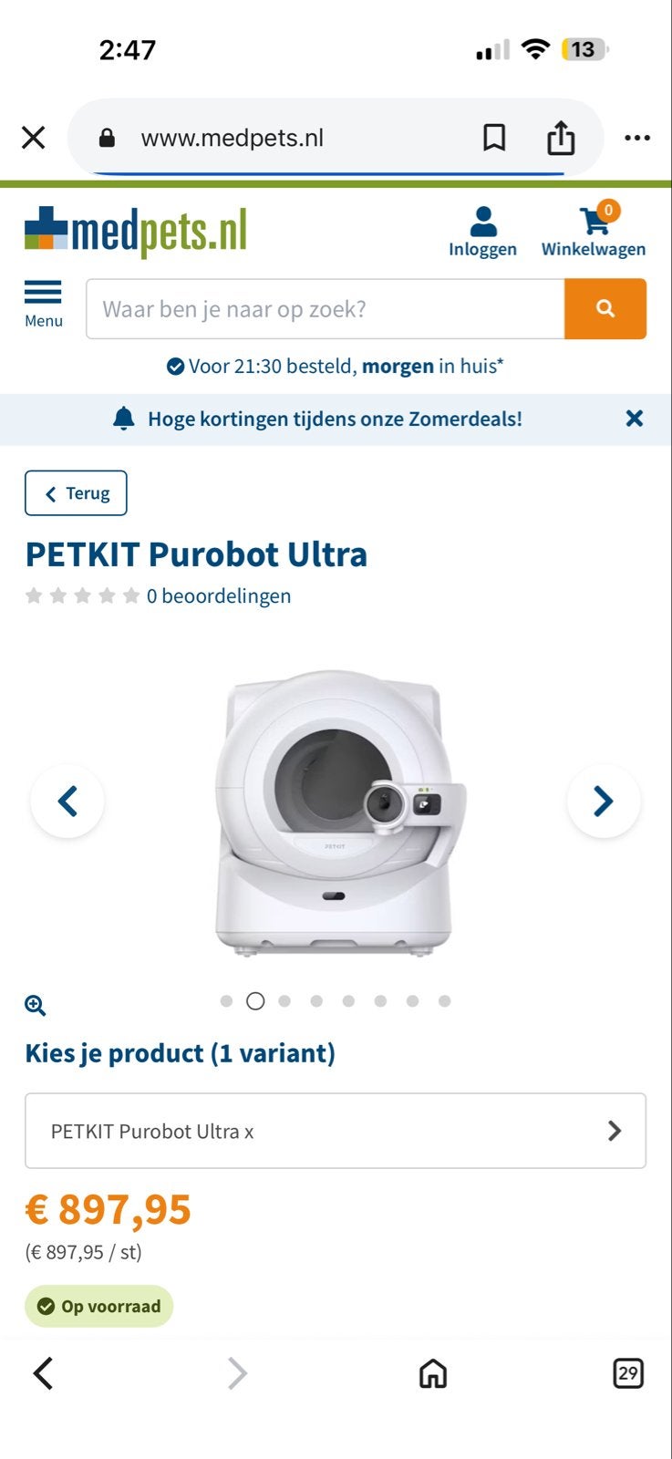 PEKIT PURBOT ULTRA, Dieren en Toebehoren, Kattenbakken, Ophalen of Verzenden, Zelfreinigend, Nieuw, Open