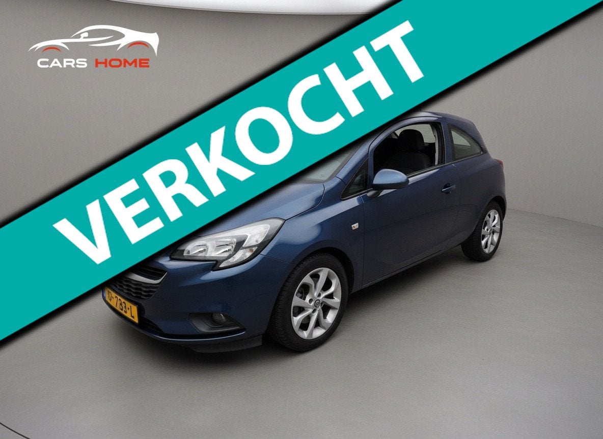 Opel Corsa 1.3 CDTI Edition|automaat|stoel-stuurverw|ac, Auto's, Gebruikt, Euro 6, Blauw, Origineel Nederlands