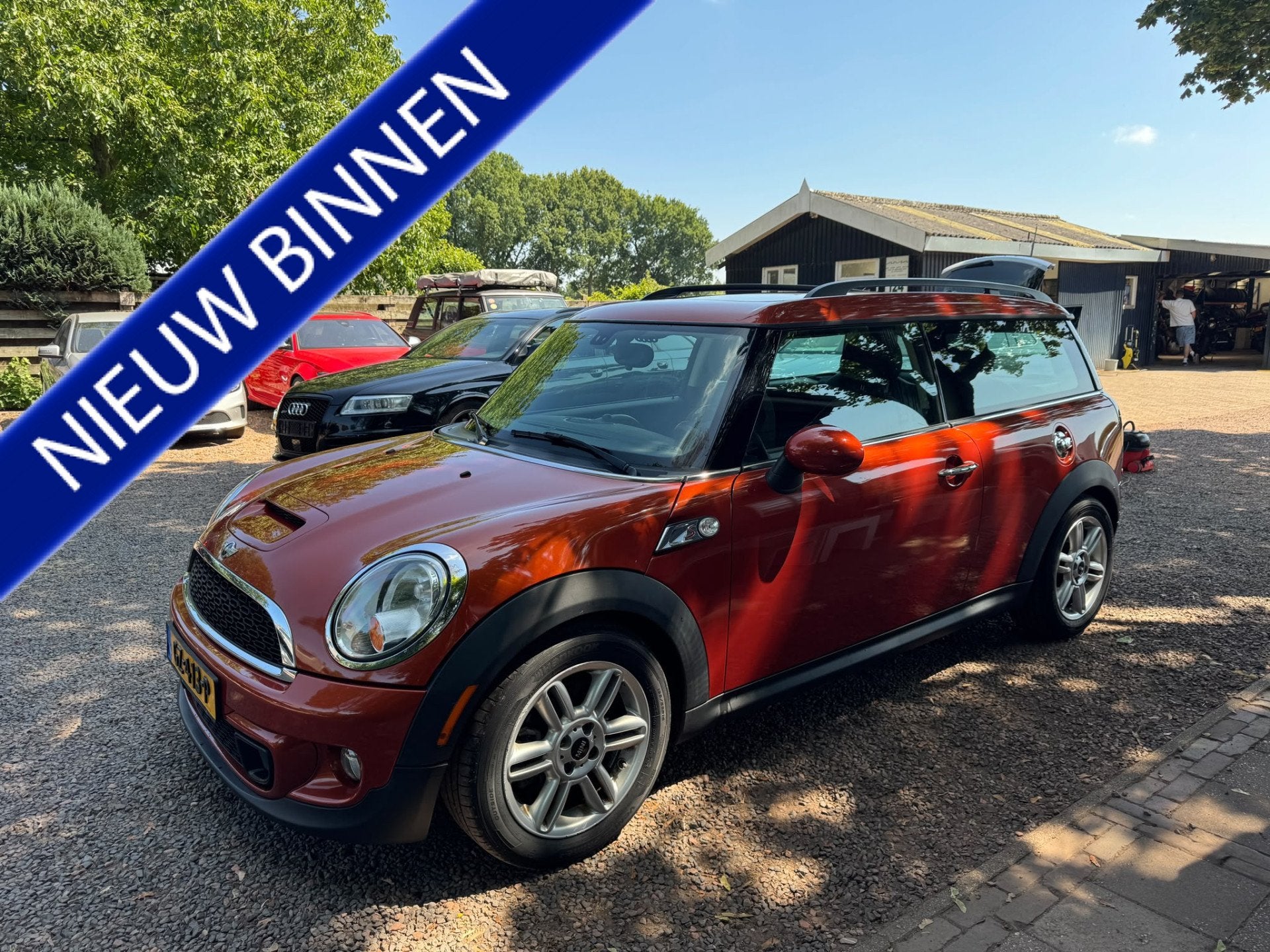 MINI Clubman 1.6 Cooper S PANO (bj 2014), Auto's, Mini, Voorwielaandrijving, Gebruikt, 4 cilinders, Bruin