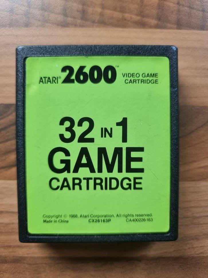 Atari 2600 32 in 1 cartridge, Gebruikt, 1 speler, Ophalen of Verzenden, Atari 2600