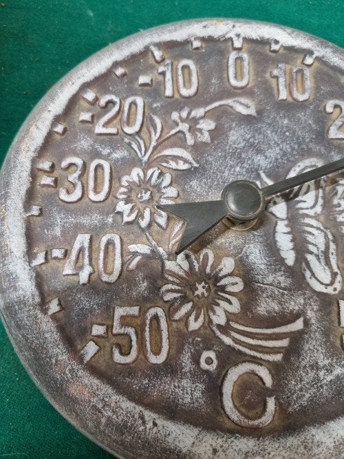 -	Barometer aardewerk bewerkt, Ophalen of Verzenden, 'T Olde Gre-j, Info@toldegrej.nl, Endepoelstraat 20f Didam