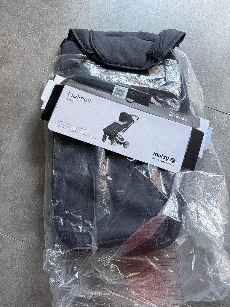 NIEUW! mutsy Nexo voetenzak blauwgrijs, Ophalen of Verzenden, Nieuw, Mutsy