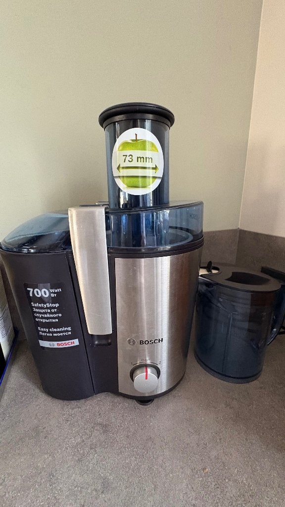 Bosch VitaJuice MES3500/03-700W- RVS sapcentrifuge, Ophalen, Zo goed als nieuw, Elektrisch, Sapcentrifuge