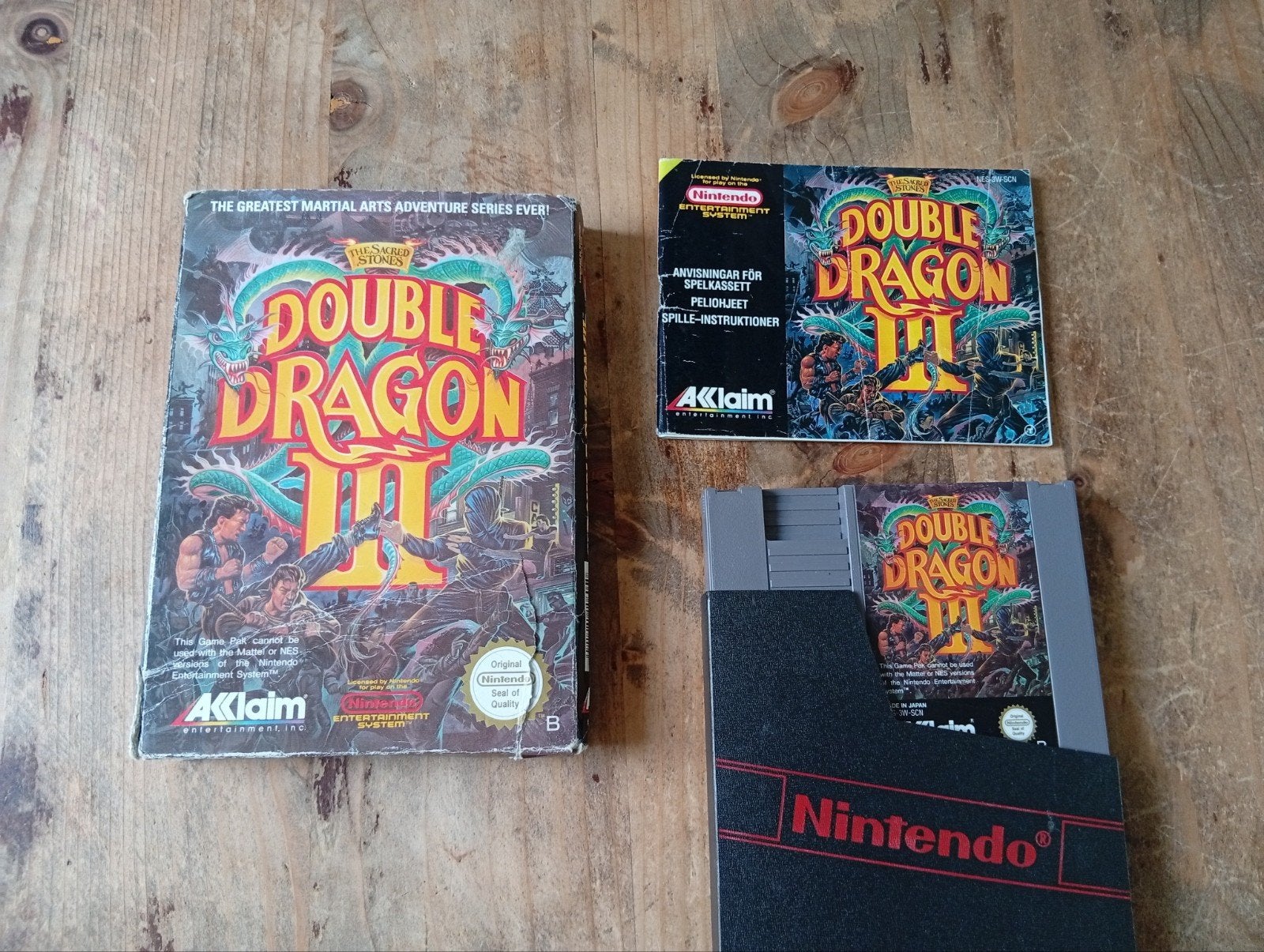 Double Dragon 3 NES - Compleet en gereinigd, Gebruikt, Vechten, 2 spelers, Ophalen of Verzenden