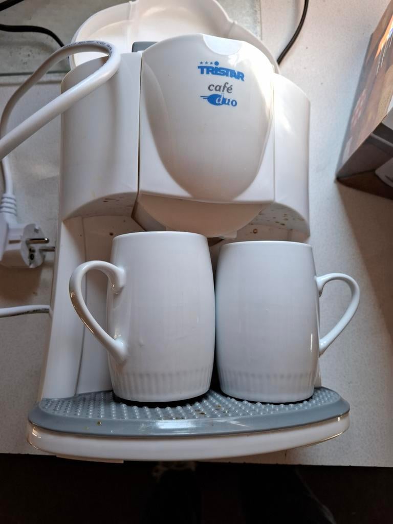 Tristar cafe duo koffiezetapparaat, Gebruikt, Koffiemachine, Gemalen koffie, Ophalen of Verzenden