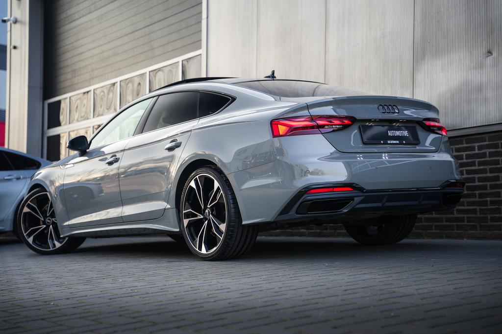 Audi A5 Sportback 35 TFSI 150 pk S edition Competition S-Lin, Auto's, Gebruikt, Zwart, 4 cilinders, Leder