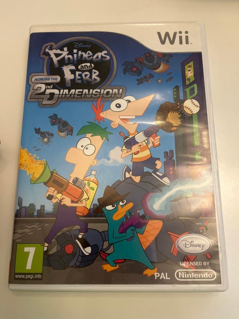 Phineas en Ferb: Over de 2e Dimensie (Wii), Avontuur en Actie, Gebruikt, 1 speler, Ophalen of Verzenden