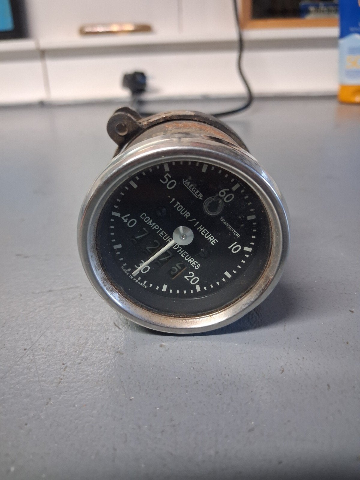 Vintage Jaeger Transistor Urenteller 12V, Ophalen of Verzenden