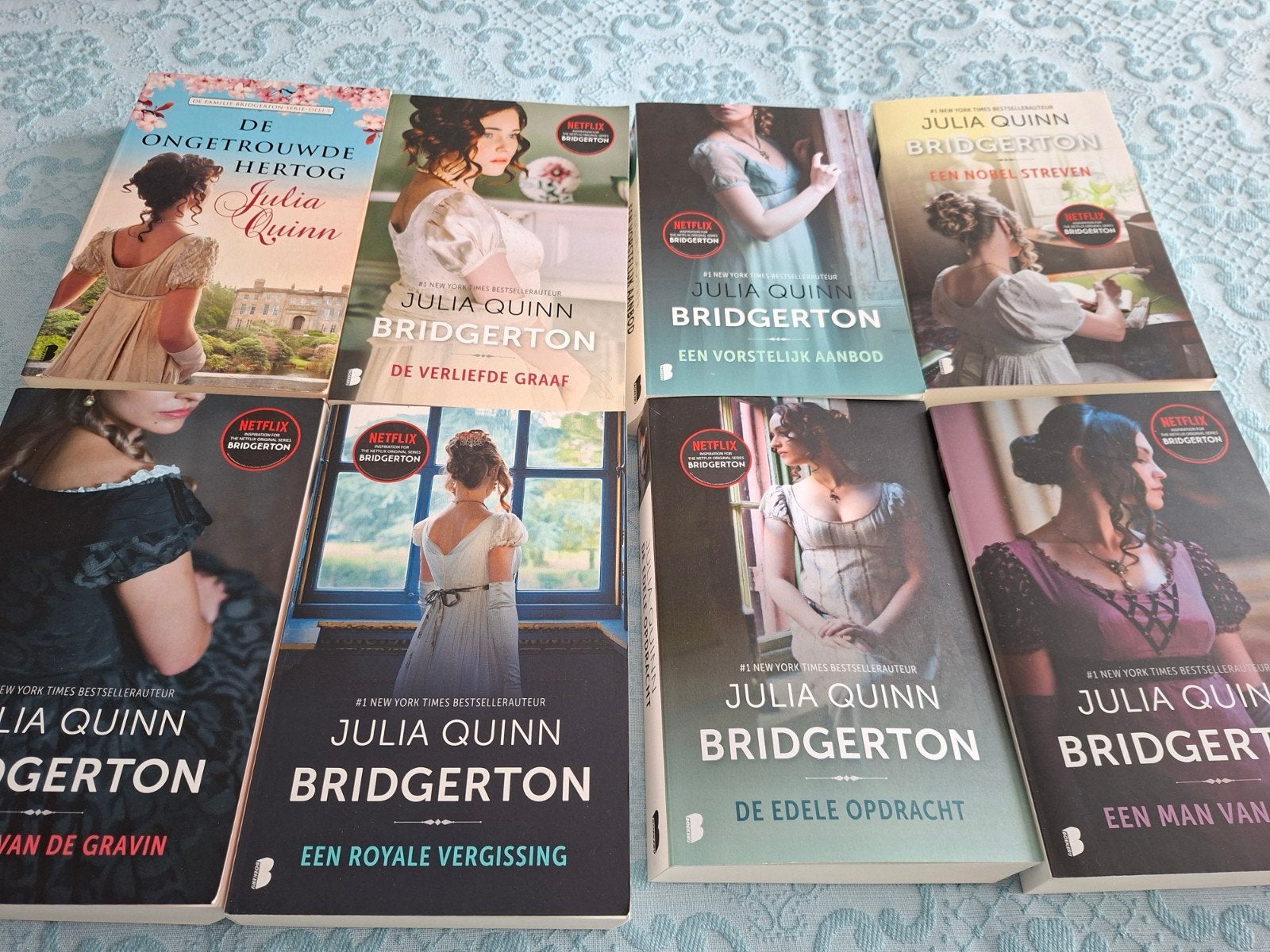Bridgerton 1 t/m 8 Julia Quinn, Boeken, Ophalen of Verzenden