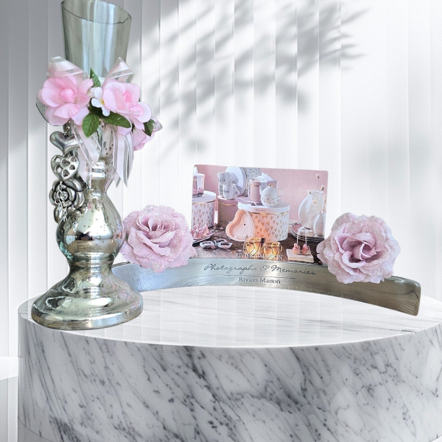 Rivièra maison waxineholder & RM photographs met asscoires, Huis en Inrichting, Woonaccessoires | Overige, Zo goed als nieuw, Ophalen of Verzenden