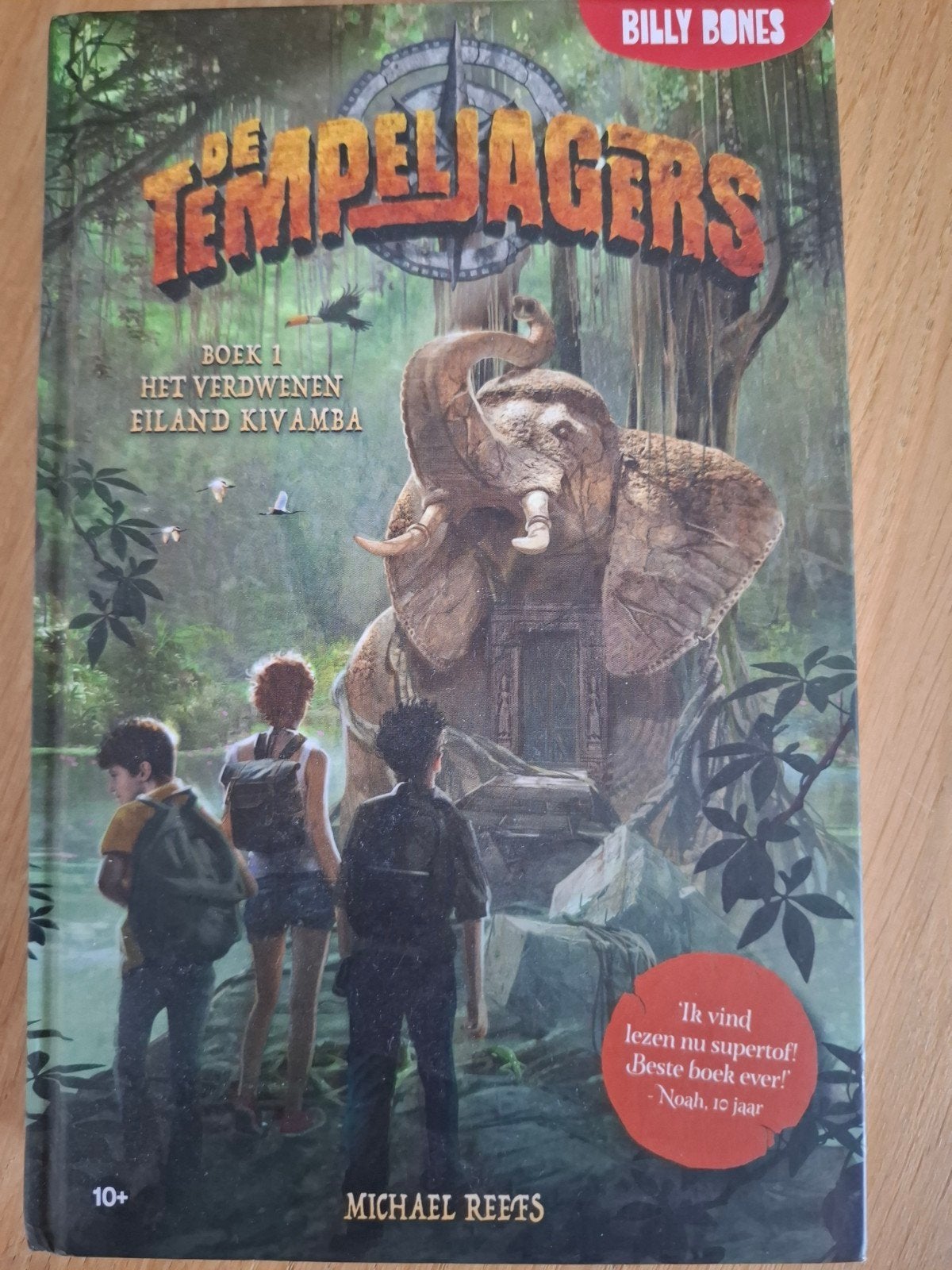 De Tempeljagers Boek 1: Het Verdwenen Eiland Kivamba, Boeken, Ophalen, Zo goed als nieuw, Michael Reefs, Fictie