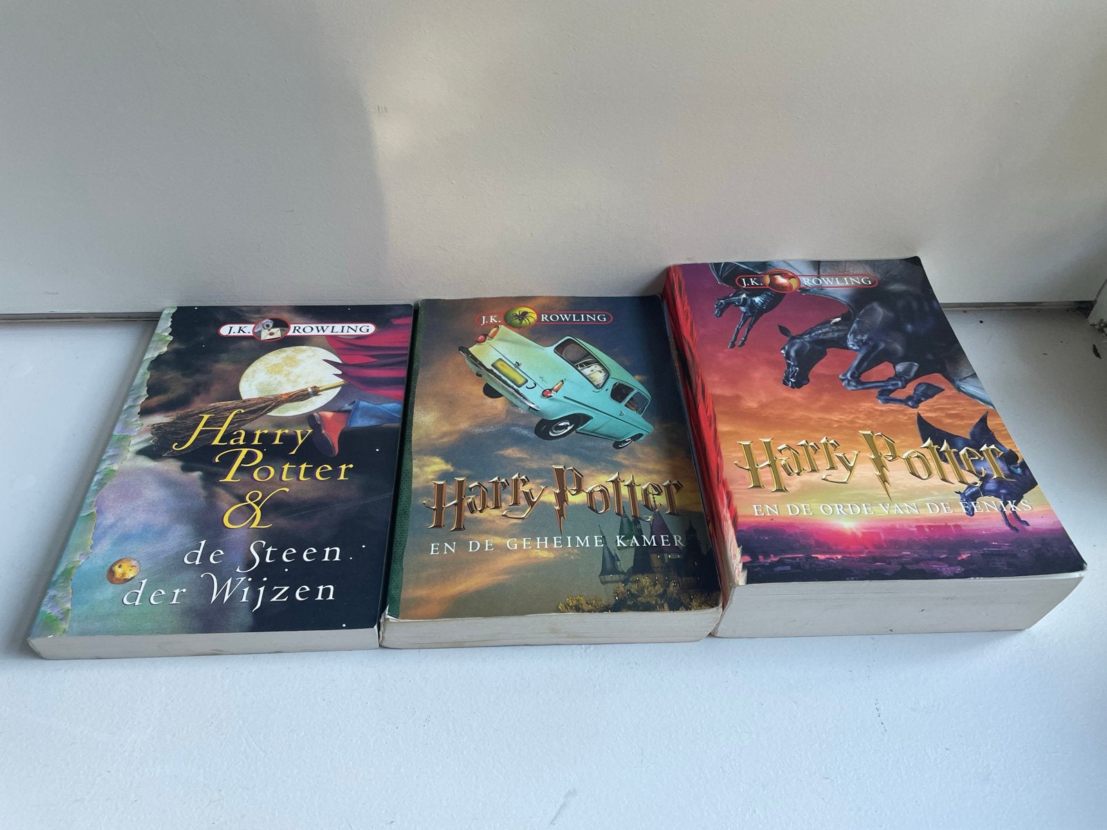 3 Harry Potter Boeken:, Ophalen of Verzenden, Gelezen