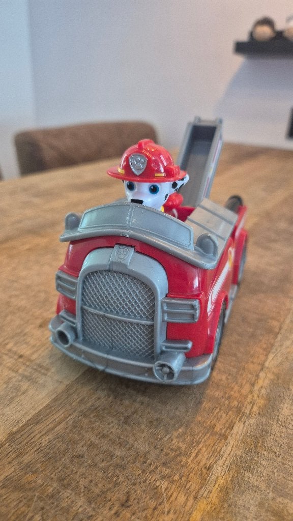 PAW Patrol Marshall Brandweerwagen | Compleet, Kinderen en Baby's, Speelgoed | Speelgoedvoertuigen, Ophalen of Verzenden, Gebruikt