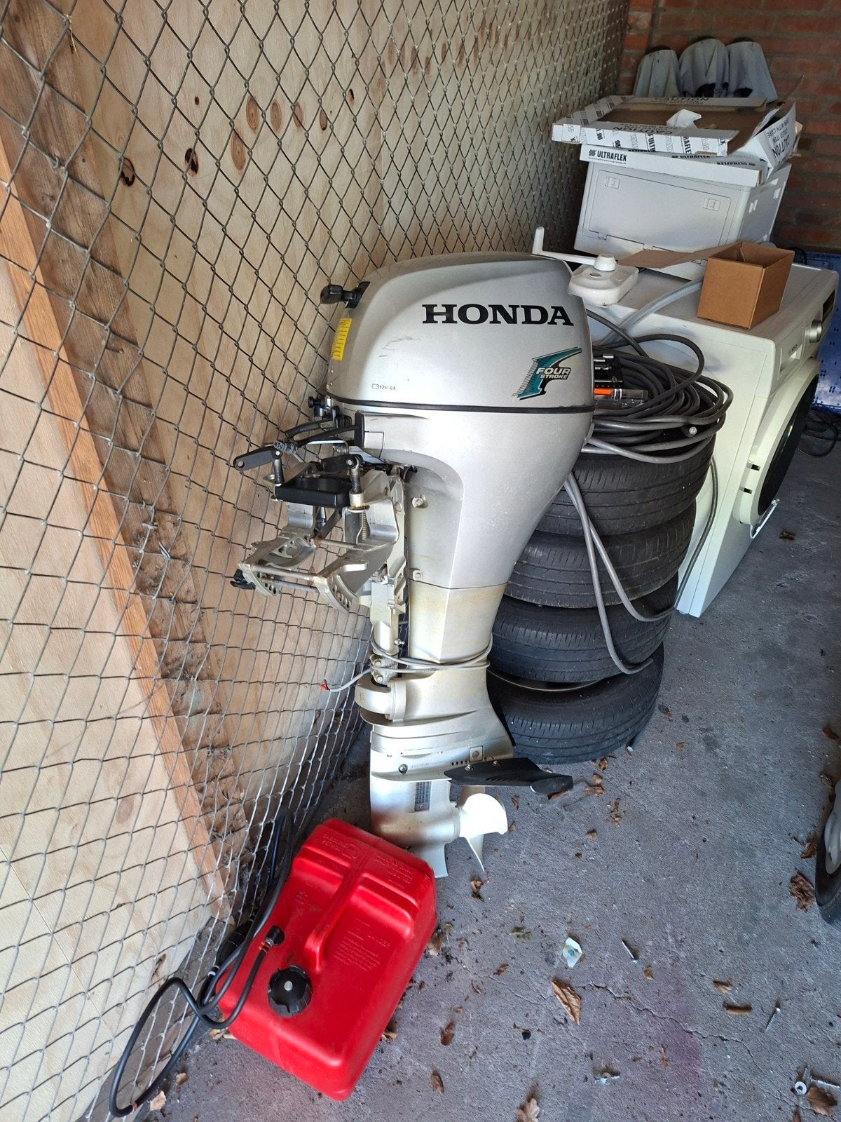 Nette Honda 8pk buitenboordmotor - Langstaart, net onderhoud, Ophalen