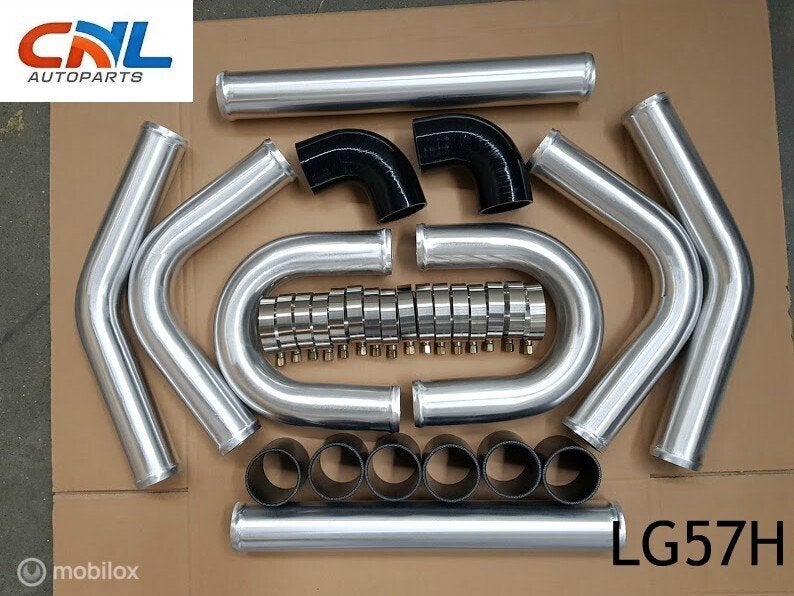 57mm Intercooler TurboPipe Piping Kit/ silicone hose, Nieuw, Ophalen of Verzenden
