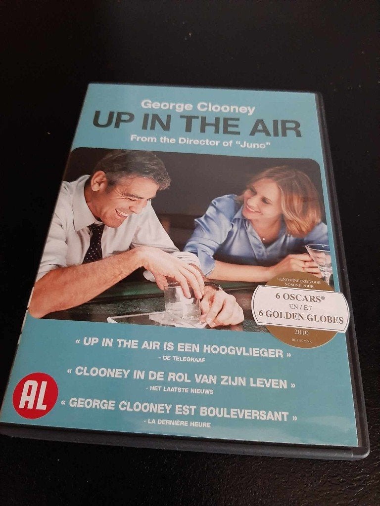Up in the air, George Clooney, Vera Farmiga, Anna Kendrick!, Alle leeftijden, Ophalen of Verzenden, Gebruikt, Romantiek