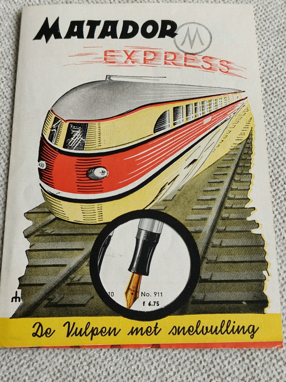 MATADOR, VULPEN MET SNELVULLING , VOOROORLOGS., Verzenden
