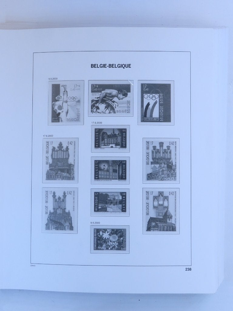 BELGIË - DAVO LUXE bladen, per. 2000/2013 - (J266), Ophalen of Verzenden, Buitenland