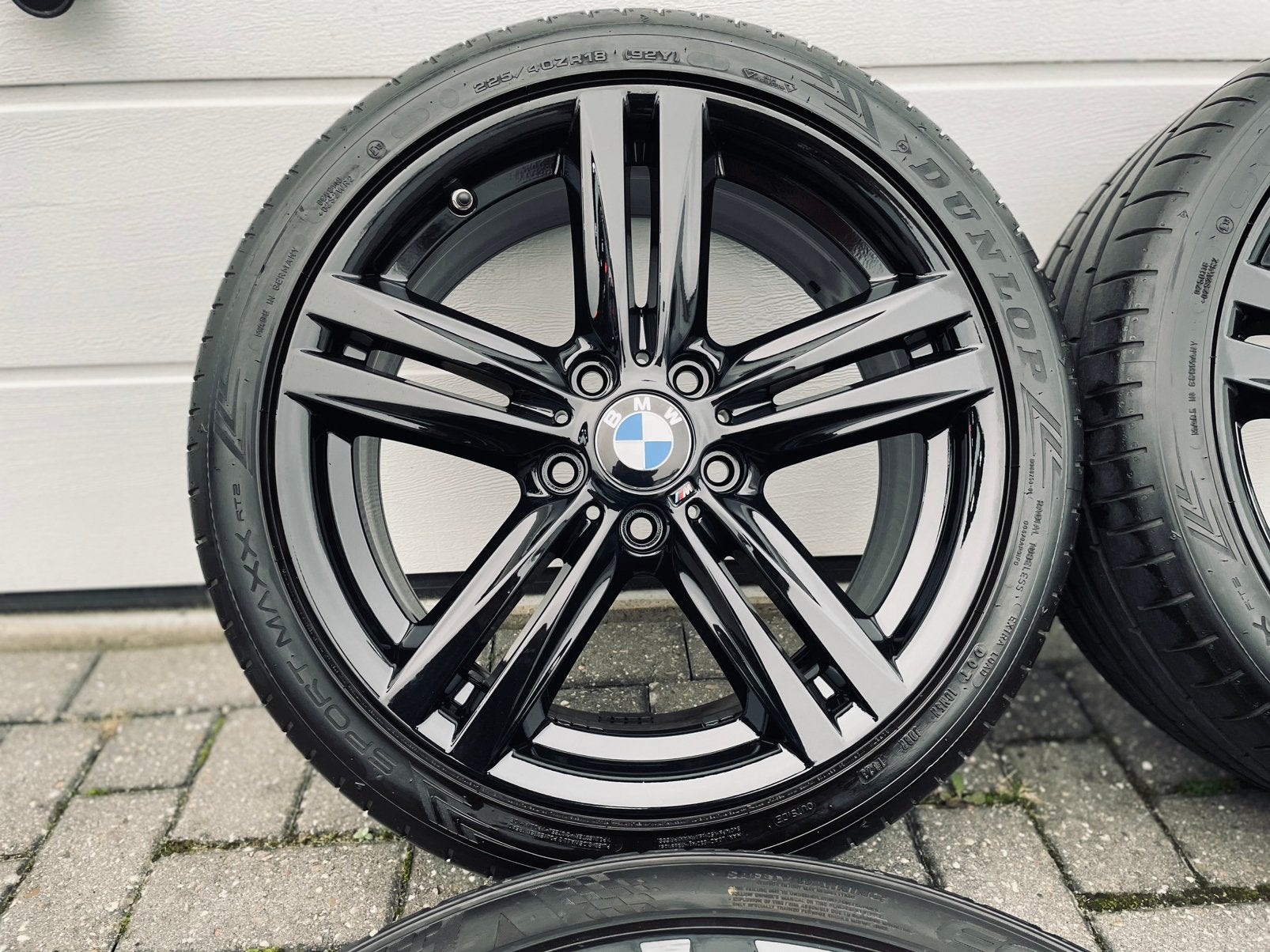 18 Inch Zwarte Originele BMW Velgen 225/40/18 5x120 !!!, 18 inch, Banden en Velgen, Ophalen of Verzenden, Zomerbanden
