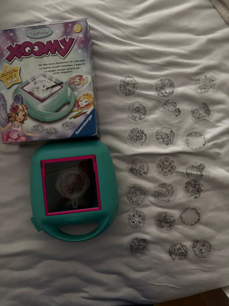 Xoomy Ravensburger Fantasy Tekenmachine met sjablonen, Ophalen of Verzenden, Gebruikt, Knutselen