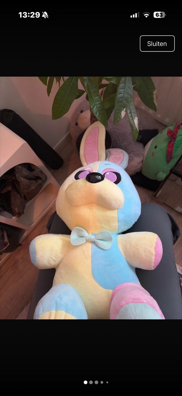 Five Nights at Freddy's Venessa Pluche Konijn, Overige merken, Overige karakters, Konijn, Ophalen of Verzenden