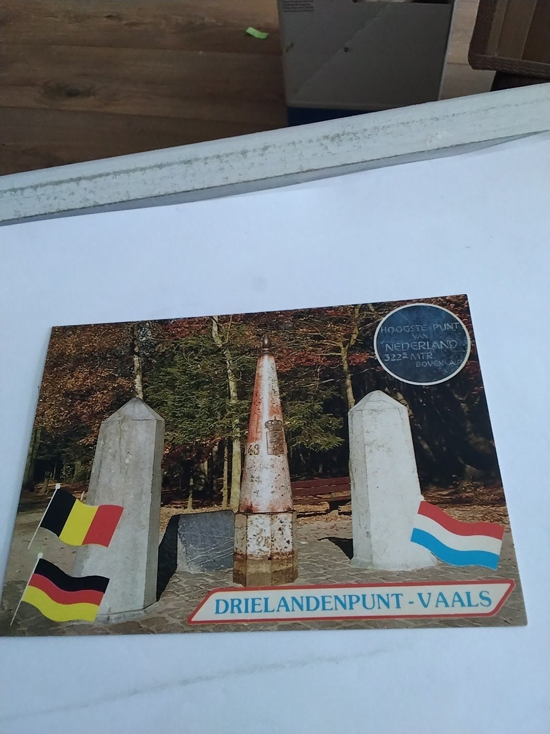 Ansichtkaart Drielandenpunt Vaals - Hoogste punt NL, Ophalen of Verzenden, 1980 tot heden, Ongelopen, Limburg