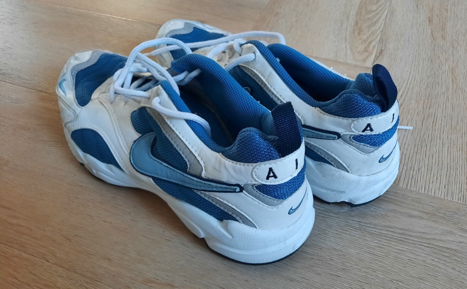 Nike Air sportschoenen - Maat 40.5 zgan, Wit, Nike, Ophalen of Verzenden, Sneakers of Gympen