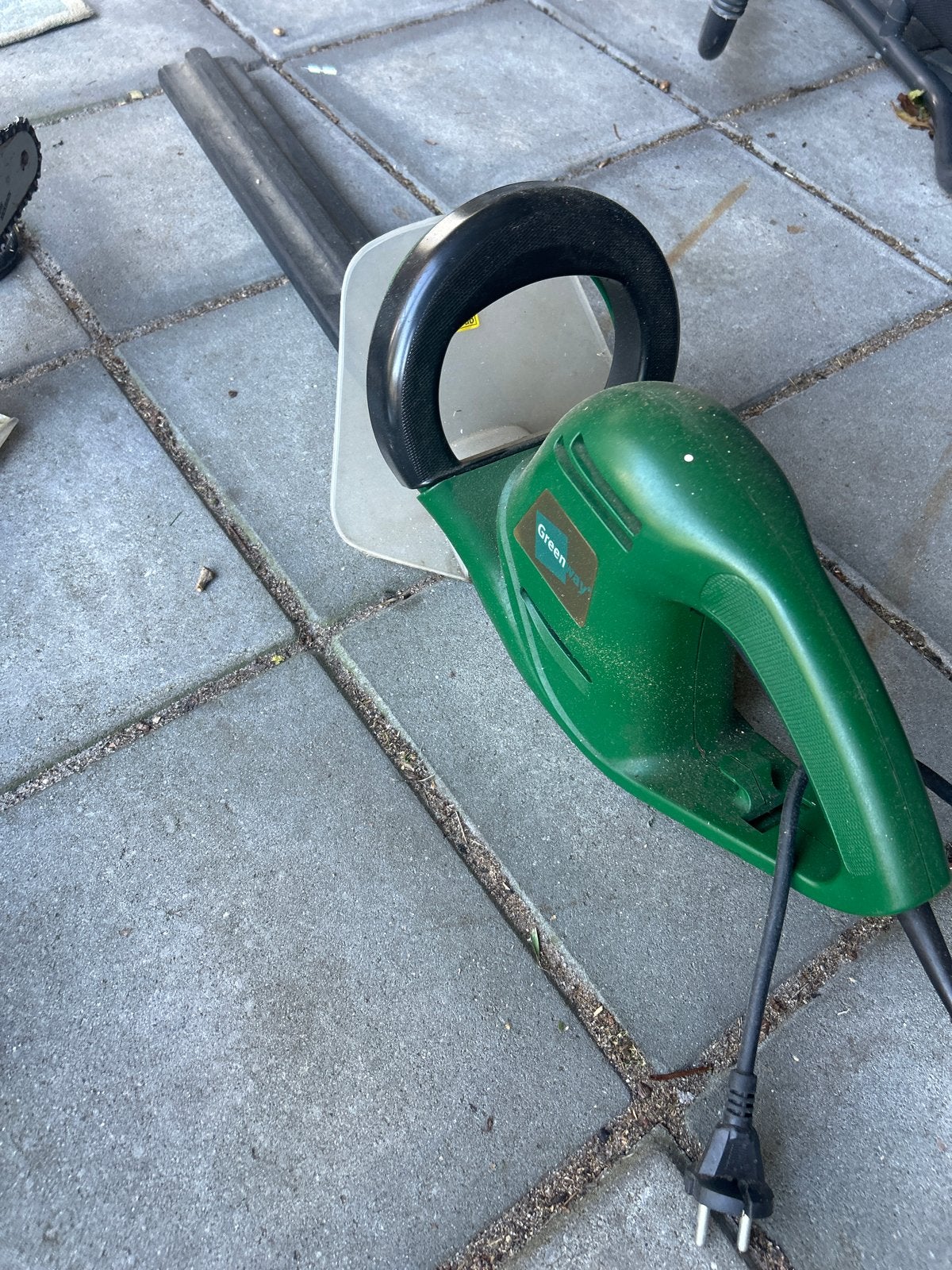 Elektrische heggenschaar - GreenWay HS500, Ophalen of Verzenden, Gebruikt, Elektrisch