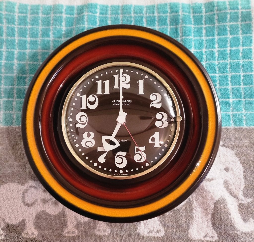 Vintage klok Junghans, Ophalen, Zo goed als nieuw, Wandklok