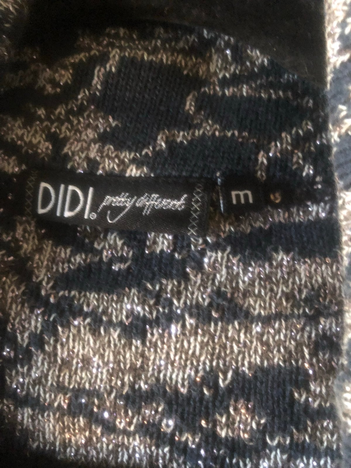 DIDI jas met print en knopen - Maat M, Ophalen of Verzenden, Gedragen, Maat 38/40 (M), Meerkleurig