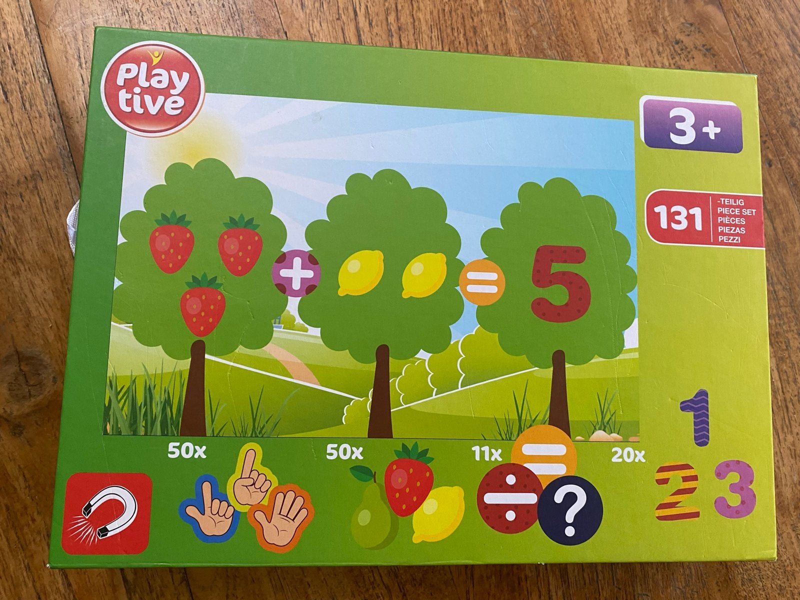 Playtive Magnetisch Leren Rekenen - 131-delig, Ophalen, Zo goed als nieuw, Rekenen