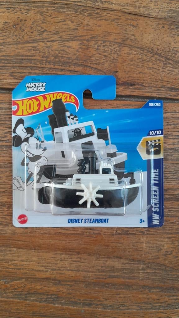 Hot Wheels Disney Mickey Mouse Steamboat (Nieuw), Ophalen of Verzenden, Nieuw, Auto