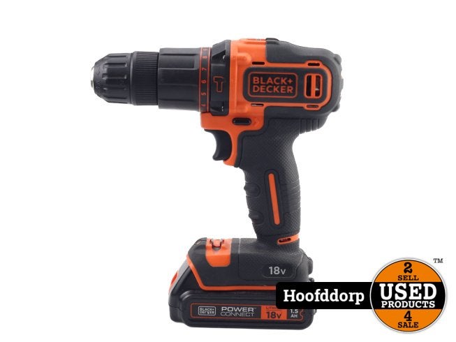 Black & Decker BDCHD18 Boormachine + Accu, Doe-het-zelf en Verbouw, Dewalt, Zo goed als nieuw, Support@dewalt.com, 701 E. Joppa Road
Towson, MD 21286
USA