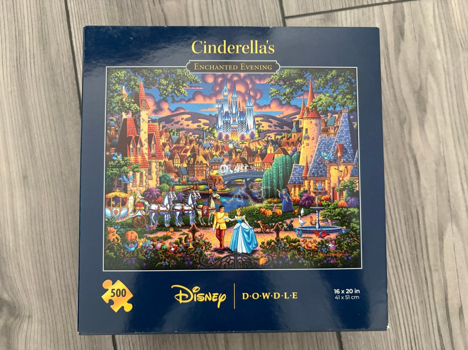 Disney Dowdle Assepoester puzzel - Nieuw, 500 stukjes, Ophalen of Verzenden, 500 t/m 1500 stukjes, Nieuw
