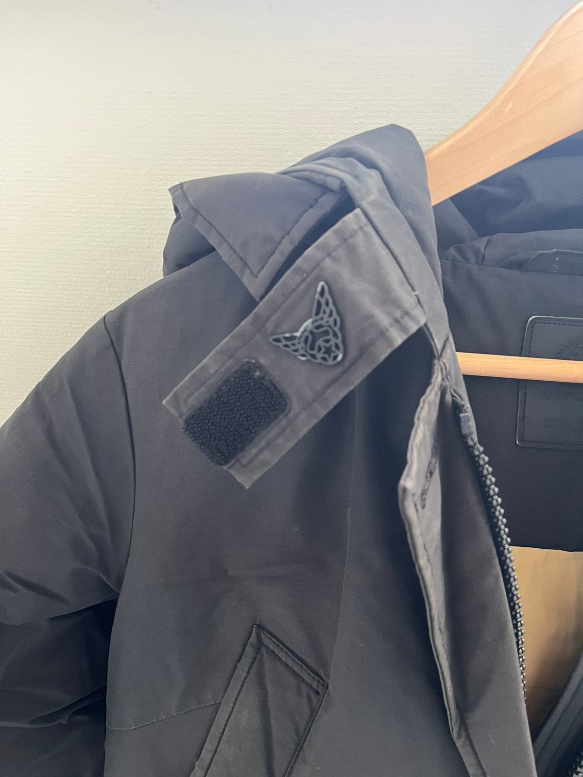 Airforce jas. Air Force parka jas. Winter. Maat XS/S 16 jaar, Ophalen of Verzenden, Gedragen, Maat 34 (XS) of kleiner, Zwart