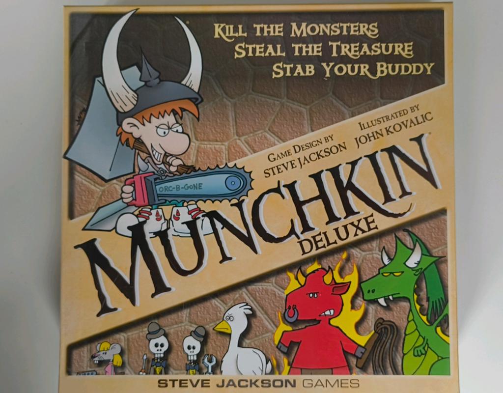 Munchkin Deluxe Bordspel, Vijf spelers of meer, Ophalen of Verzenden, Zo goed als nieuw, Steve Jackson Games