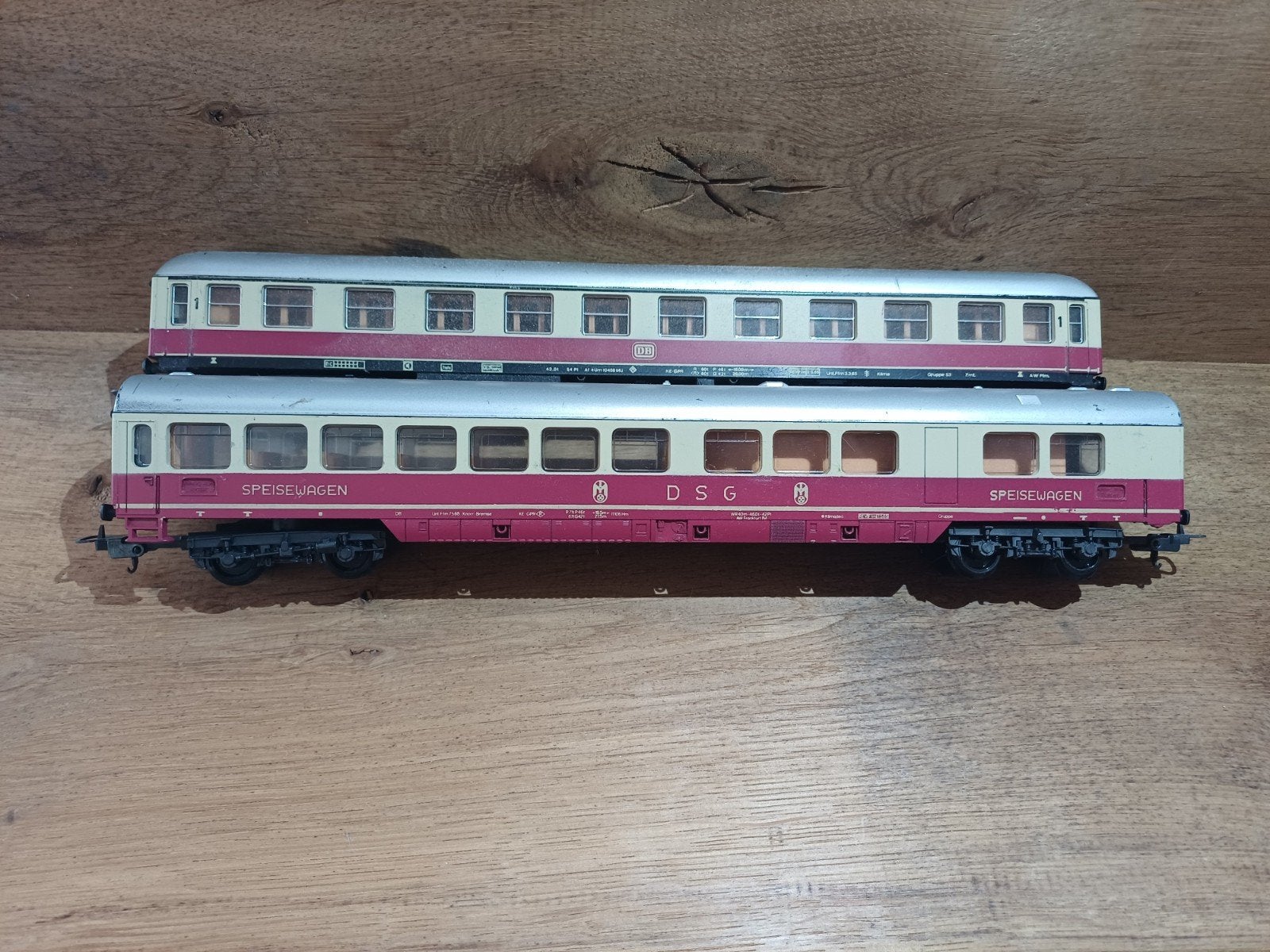 lima/ Hema DB Wagons (3 stuks) - Gebruikt, Wisselstroom, Gebruikt, Wagon, Ophalen of Verzenden