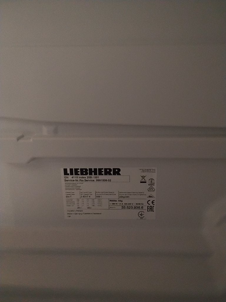 Liebherr diepvrieskast, Gebruikt, 140 tot 160 cm, Ophalen, Vrieskast