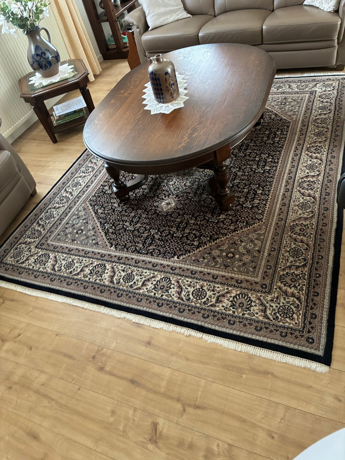 Twee bijpassende Perzische Bidjar tapijten, Ophalen, Gebruikt, Bidjar, 200 cm of meer
