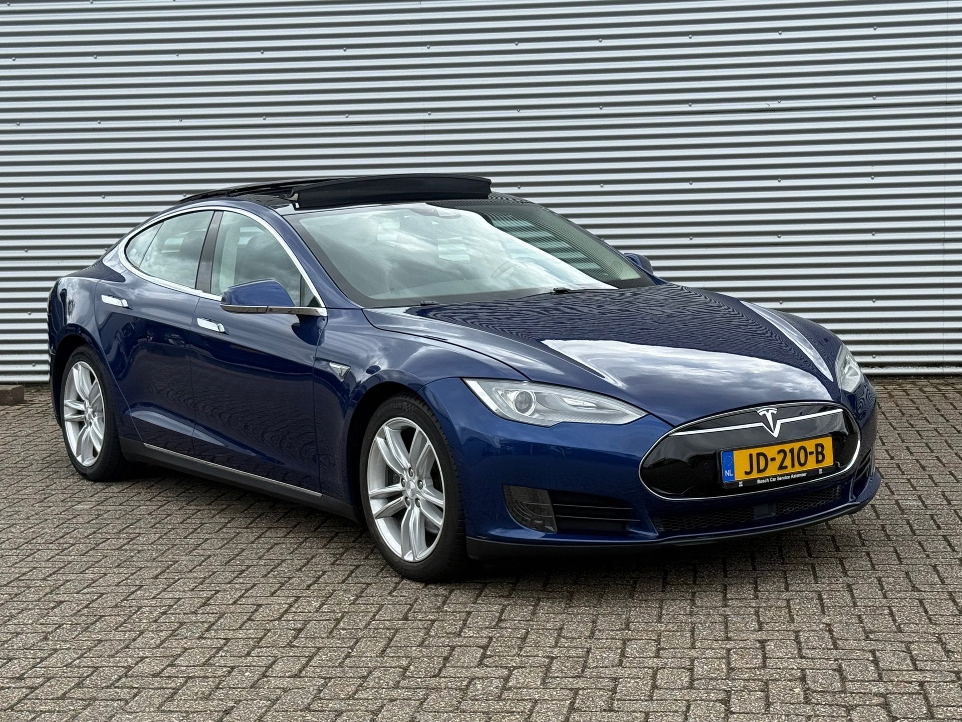 Tesla Model S 70D / Panoramadak / Lage KM / NAP / Inruil Mog, Auto's, Tesla, Automaat, Gebruikt, 110 €/maand, 31 min