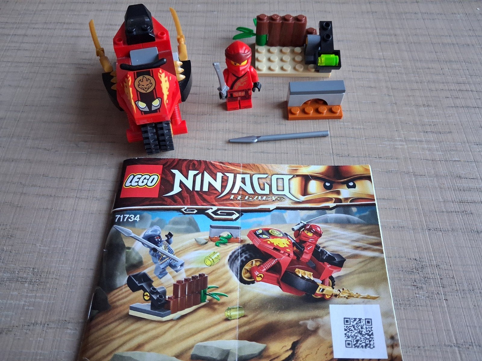 lego ninjago 71734, Ophalen of Verzenden, Zo goed als nieuw