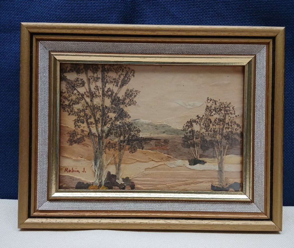 Schilderij inlegwerk, Ophalen of Verzenden