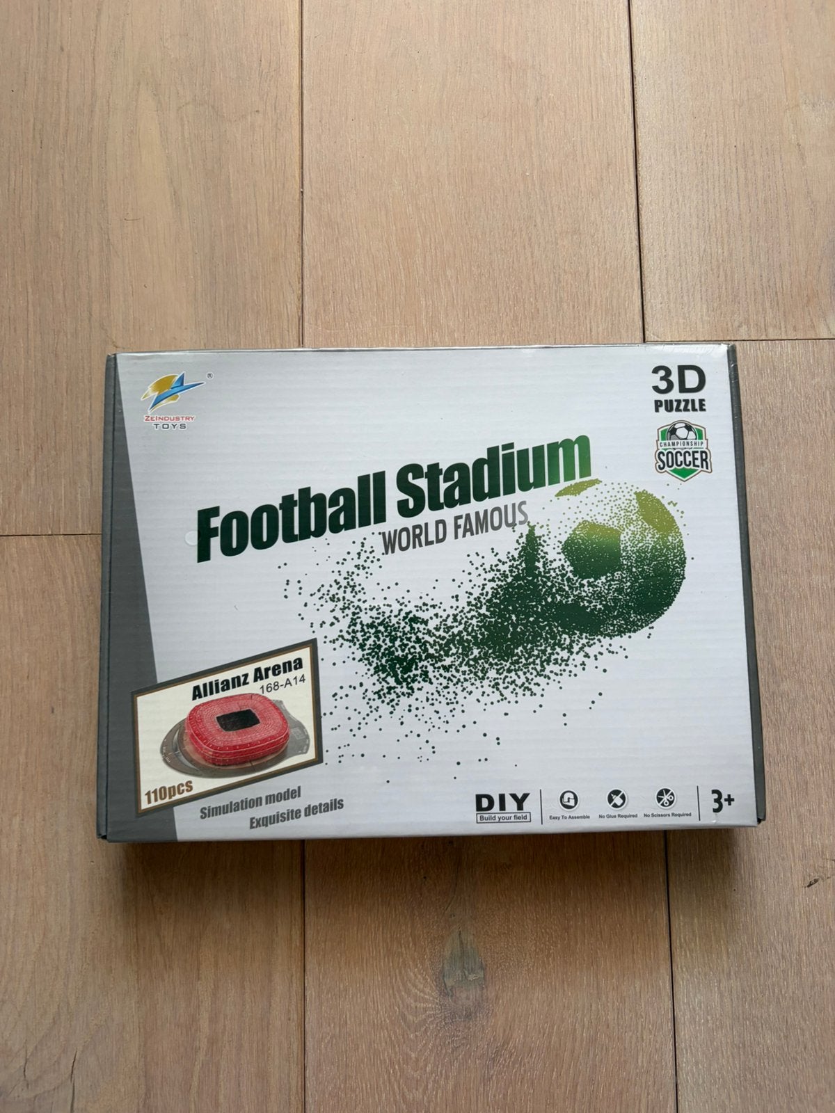 3D Puzzel Bayern Allianz Stadion, Ophalen of Verzenden, 500 t/m 1500 stukjes, Nieuw, Rubik's of 3D-puzzel